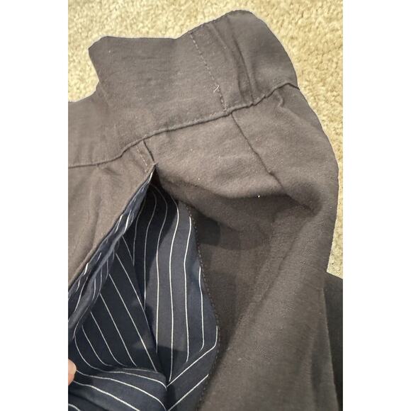 Standards & Practices Solid Stretch Crepe Wide Leg Black Trousers Women’s 16 NEW - Picture 7 of 13